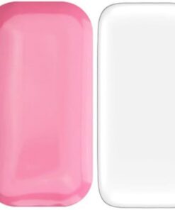 Angoily Coussinets pour Cils en Silicone Blanc 4pcs Anti-statiques et Faciles à Nettoyer pour Salon et Barber Shop Accessoires de Maquillage