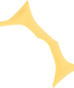 Artibetter Pochoir de Maquillage en Silicone Outil Pratique Jaune pour Sourcils Ergonomique pour Dessiner et Modeler les Sourcils des Femmes