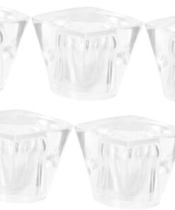 Outil de Capsulage pour Flacons de Parfum, Lot de 5, Plastique Ps | Alignement Précis, Léger, pour Bouteilles Spray, Usage Maison ou Ligne de Production