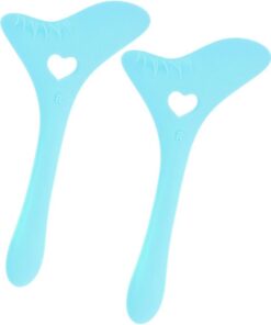 Healvian 2 Pièces De Cils Outil De Pour Les Cils Inférieurs Eye-liner Outil De De Cils Des Cils Inférieurs Gel De Silice Blue