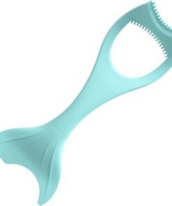 Toyvian Eye Liner Silicone Bleu Multifonction Outil Applicateur pour Maquillage des Yeux en Party Pinceau à Paupières Portable