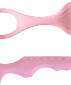 STOBAZA 2pièces Lot de Pochoirs pour Eyeliner Lèvres Outil de Maquillage Silicone Applicateur pour Fard à Paupières
