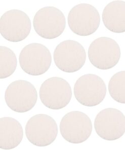 VALICLUD 40pièces Éponges Cosmétiques Rondes Pour Nettoyage Visage Filles Outil Maquillage Démaquillante Disque Poudre Compacte
