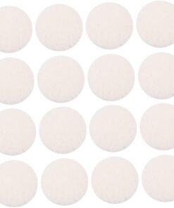 VALICLUD 40pièces Éponges Cosmétiques Rondes pour Nettoyage Visage Outils Maquillage Démaquillant Compacts
