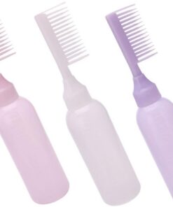 ULTECHNOVO 3pièces Flacons Applicateurs Peigne pour Racines Lot pour Teinture Capillaire et Soin Cheveux