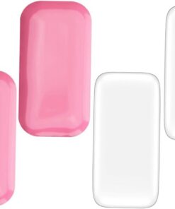 ULTECHNOVO 4pièces Support pour Colle à Faux Cils Adhésif Statique Silicone Patchs pour Front Patch pour Faux Cils