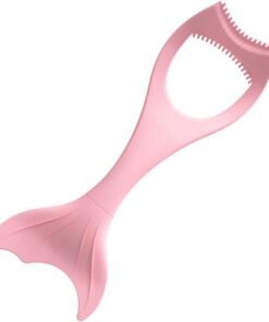 Outil Applicateur D’eyeliner en Silicone Rose, Compact Portable | Aide à L’eye-liner pour Sourcils et Paupières, Usage Professionnel, Adapté aux Soirées