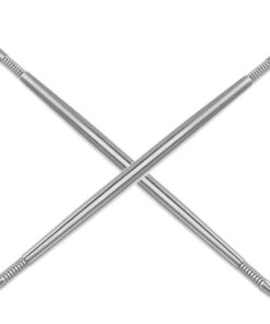Kit 2pcs Pinces pour Extensions de Cils en Acier Inoxydable avec Peigne Intégré, Outil Séparateur de Cils pour Maison et Voyage, Soin et Recourbe-cils