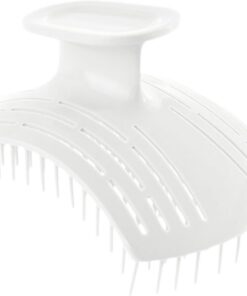 Scalp Massage Brush, Shampoo Scalp Scrub Massager, Gentle Bath Cleaning Comb, Relaxing Body Care Brusher, Ideal for Family, Friends, and Lovers’ Daily Self-Care Routine, White
