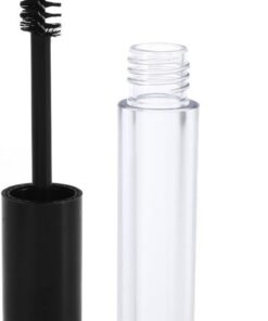VICASKY 6 Pièces Tube de Mascara Vide 3,5 Ml en Plastique Noir, Contenant pour Crème à Cils Facile à Utiliser, pour Stockage DIY de Mascara
