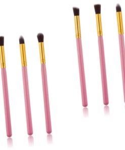 Healeved 8pièces Set De Pinceaux Maquillage Pour Yeux Brosse à à Paupières Pinceau Outils Cosmétiques Pour Blush Et Fond De Teint