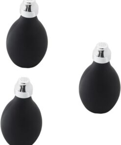 VICASKY 3 Pièces Bouteille Pulvérisateur Silicone pour Cheveux Vaporisateur de Portable pour Shampooing Sec et Produits de Coiffure Outils de Salon Barbier