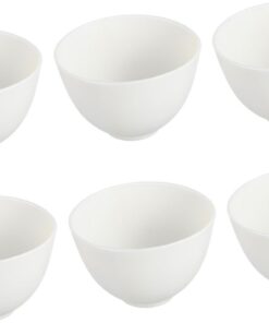 ULTECHNOVO 6 Pièces Bols Silicone pour Masque Facial Bols de Mélange Doux et Empilables pour Soins Peau DIY Outils de Beauté pour Spa et Usage Domestique