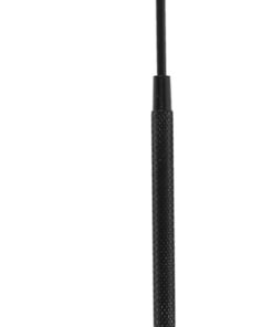 Healvian Miroir à Cils et Maquillage Précis en Acier Inoxydable Noir Design Ergonomique et Verre Anti-buée Miroir Portable pour Extension de Cils en Salon