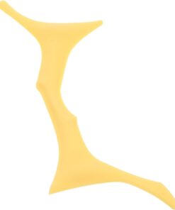 VOSAREA de Guide et Assurer pour Sourcils Jaune en Silicone Modèle Aide à Dessiner Pochoir Professionnel des Sourcils Symétriques, Outil de Beauté Pratique pour Maquillage