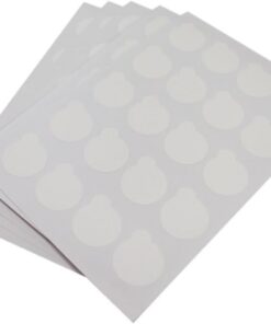 Autocollants Adhésifs Ovales et Séparant Cils Fluctuant 100 en Papier Synthétique Empêchant le Séchage Colle pour Extension de Cils Maquillage