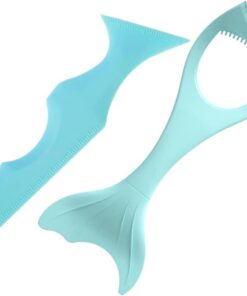 VALICLUD Pochoir Eye Liner Yeux en Silicone, Protège-eyeliner Réutilisable, 2 Pièces, Surface Lisse, Facile à Nettoyer pour Débutantes et Femmes