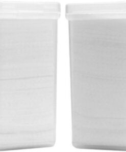 STOBAZA Lot de 2 s de Tampons d'Essuyage de Colle à Cils et Ongles 200 Pièces par Cotons Nettoyants en Coton Compact Outil de Nettoyage pour Nail Art et Extensions de Cils