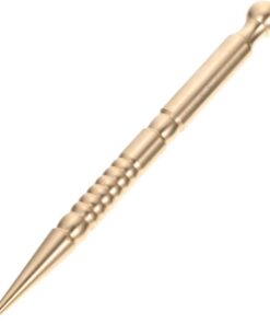 STOBAZA Bâtonnet de Massage Facial en Laiton Confortable et Facile à Ranger pour Points D'acupuncture du Visage, Outil Portable pour Relaxation et Soin Peau