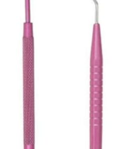 Ciieeo 1 Set Outil de Beauté Cils Outil Assistant pour Extensions de Cils en Acier Inoxydable et Aluminium, Rouge, Simple Structure, pour Filles