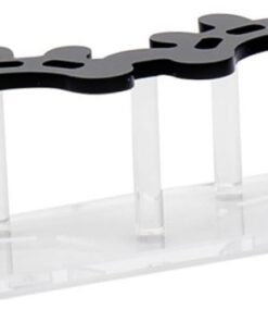 Healvian Support Acrylique Transparent pour Pinces à Épiler Organisateur de Rangement Multiple pour Outils Extension de Cils Usage Domestique