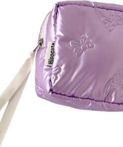 Pochettes à cosmétiques Bowknot Organisateurs Portables Polyvalents pour Les Voyages et Les Accessoires Quotidiens Trousse à cosmétiques élégante à nœud Papillon Maquillage en Polyester avec Design à