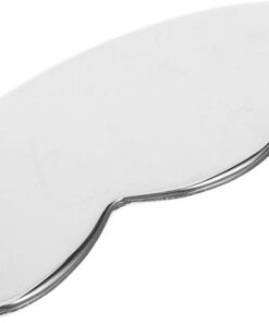VALICLUD Plaque de rebut faciale massage outil thérapie point noir masseur de visage planche à gratter le visage réducteur double menton Acier inoxydable Silver