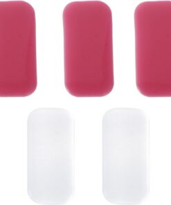 STOBAZA 5 pièces Palette Silicone Antidérapante pour Extensions de Cils Outil de Greffage Compact Réutilisable pour Salon de Beauté et Usage Personnel