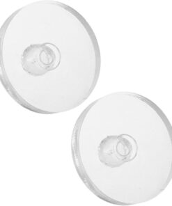 Artibetter 2 Pièces Tampon à Fard à Paupières, Outil de Maquillage des Yeux en Plastique, 2,24 Pouces, Réutilisable, pour Blush et Highlighter, Retouches et Soin Cosmétique, Accessoires