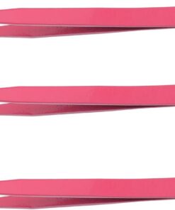 Pince à Épiler pour Autocollants de Manucure, Outil de Pose de Décalcomanies à Double Tête en Silicone, Rose, Lot de 3, pour Accessoires Ongles