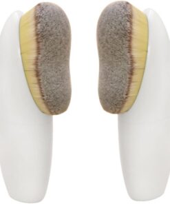 VICASKY 2pièces Lot De Pinceaux De Maquillage Pour Fond De Teint Et Cosmétiques Applicateurs Portables Pour Crèmes Et Fards