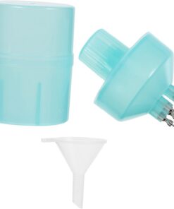 Healeved Flacon Applicateur Vide Pour Cheveux Avec Compte-gouttes Plastique Transparent Pour Huile Teinture Soin Capillaire