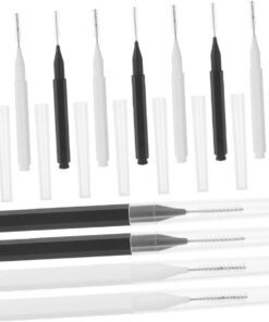 VALICLUD 60 Pièces Set de Brosses Portables avec Capuchon pour Maquillage Outils de Lamination et Extensions de Sourcils et Cils pour Voyage et Usage
