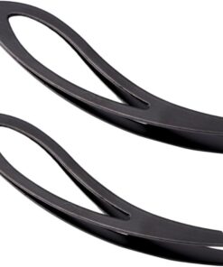 OUNONA Pinces à Épiler Sourcils Embout Biseauté Lot de 2 en Acier Inoxydable Portable Outil Précis D'épilation des Sourcils pour Hommes et Femmes