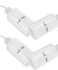STOBAZA Lot de 4 Flacons Souples de Lavage de Cils 250 Ml Transparents, Bouteilles D’arrosage de Précision pour Jardinage Intérieur et Pose D’extensions de Cils, Outil Portable pour Soins
