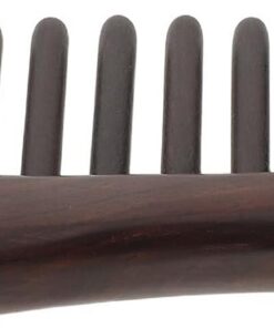 ULTECHNOVO Peigne Gua Sha Bois de Santal Masseur de Chevelu Brosse Démêlante à Dents Larges Outil de Soins Capillaires Naturels