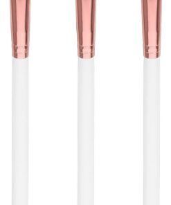 Healvian 3pièces Pinceaux de Maquillage pour Nez Pinceau Contour Portable Outils de Maquillage pour Femmes Pinceau Illuminateur Set de Pinceaux