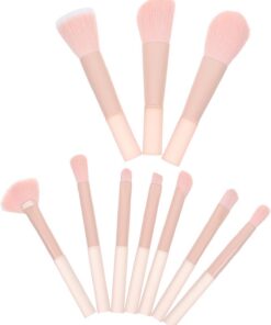 VALICLUD Set De Pinceaux Maquillage Pour Visage Pinceau à Blush Et Lèvres Outils De Beauté Cosmétiques Pratique Pour Femme Et Fille