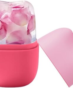 Rouleau à Glace pour le Visage Homme Outil de Massage Facial | Rouleau à Glace Visage Réduction des Gros Pores pour Yeux Cou Soin Peau Routine Fermeté Hommes Femmes Mamans Petites