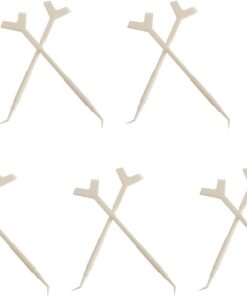 HEMOTON Brosse Pour Permanente de Cils 10 pièces Réutilisable en Blanc avec Tige Y Multifonction pour Salon et Utilisation à Domicile