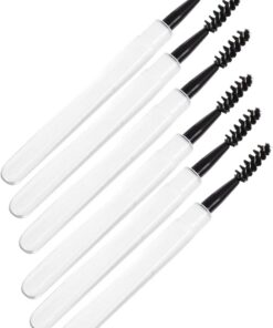 STOBAZA 6pièces Pinceau à Mascara et Brosse à Sourcils Set de Outils de Maquillage pour Cils et Sourcils Applicateur Beauté