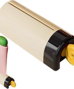 Presse-Dentifrice Roulant Porte-Tube Mural Manuel | Outil Presse-Tube Dentifrice Pour Lotion ne Nettoyant Visage Crème Mains Salle De Bain Maison Intérieur Vie Camping
