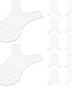 50 Pièces 50 Brosses en Y Transparentes pour Rehaussement et Greffe de Cils – Peignes en Plastique 4,5 X 3,2 X 0,2 CM – Outil Professionnel pour Permanente et Maquillage des Yeux,