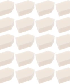 50 pièces Poudre Puff Jetable Latex Synthétique Éponge Maquillage Visage pour Fond de Teint Outil Cosmétique Pratique et Portable Texture Douce pour Application Précise