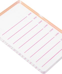 STOBAZA Porte-greffes de Cils pour Salon de Beauté et Usage Personnel en Acrylique Surface Lisse et Design Délicat, Coussinet pour Extension de Cils Facile à Nettoyer