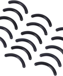 Recharge Noir Recourbe-cils Pièces pour 100 Caoutchouc | Bande de Rechange, Haute Élasticité et Ajustement Précis, Accessoire Compatible Outil de Maquillage