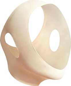 Bandage sculptant le menton – Sangle de façonnage du visage | Bande réglable de 60 x 10 cm avec fonction de maintien extensible, support en tissu doux avec fermeture sécurisée, outil de catégorie de