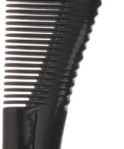 Ciieeo Peigne Antistatique en Corne de Bœuf Naturelle, Peigne à Cheveux Noir, Léger, pour Cheveux Secs ou Mouillés, Soin Capillaire et Massage du Cuir Chevelu