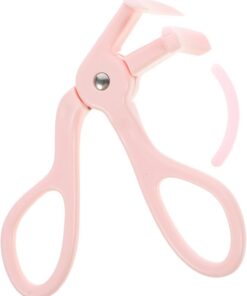 Pince Recourbe-cils Rose en Plastique Abs, Outil de Maquillage Ergonomique | Largeur Ajustée, Convient à Toutes les Formes et Tailles D’yeux, sans Pincement