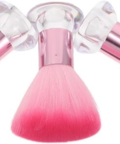 STOBAZA Pinceau bronzant à poils doux 3 pcs, applicateurs de maquillage visage champignon en plastique et métal, conçus pour maquilleurs et usage en festival
